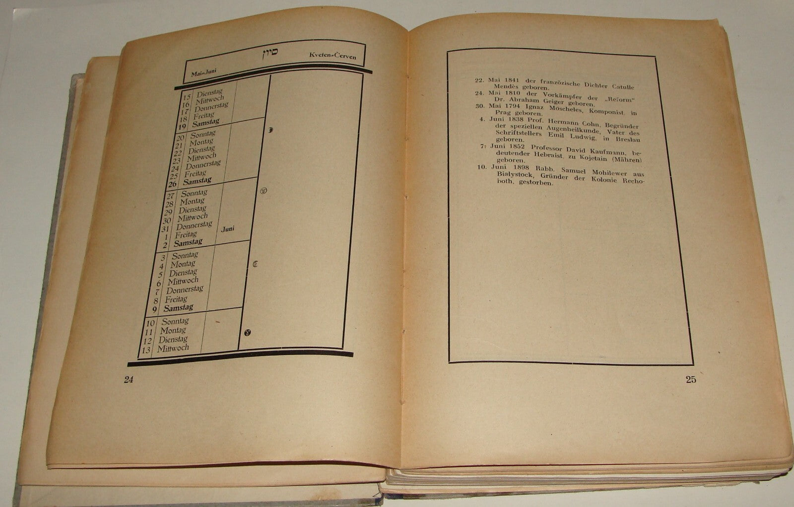 Book Jewish RARE Judaica 1933 Bratislava Year German Max Brod Stefan Zweig Text