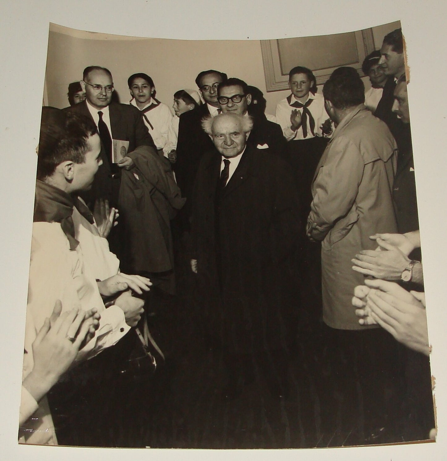 Pol Jewish Judaica 1962 Israel Prime Minister David Ben Gurion Denmark Visit