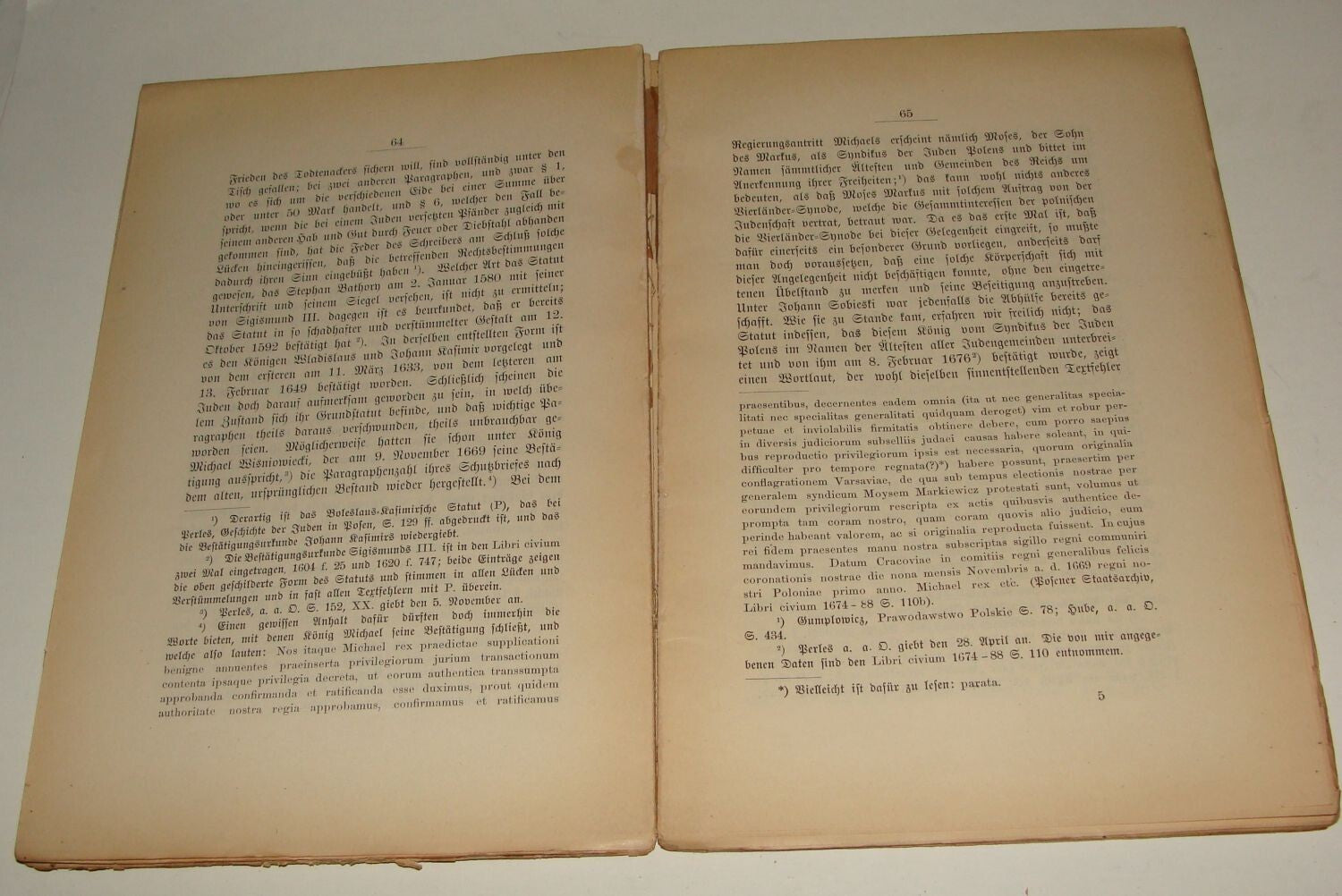 Book Jewish Judaica 1892 Poland JEWS RIGHTS Poznan German 1st Edition Bloch RARE