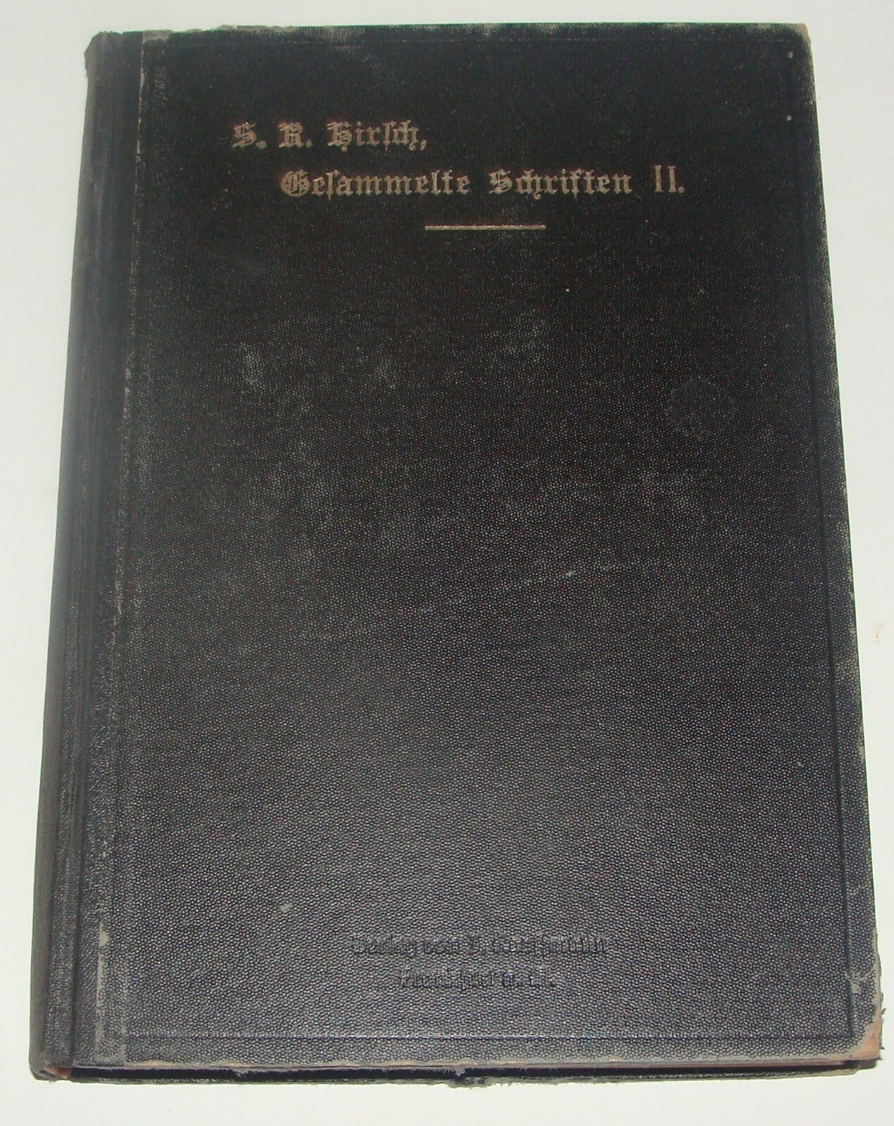 Germany Book Jewish Judaica 1920 Rabinner Samson Raphael Hirsch German רש"ר הירש