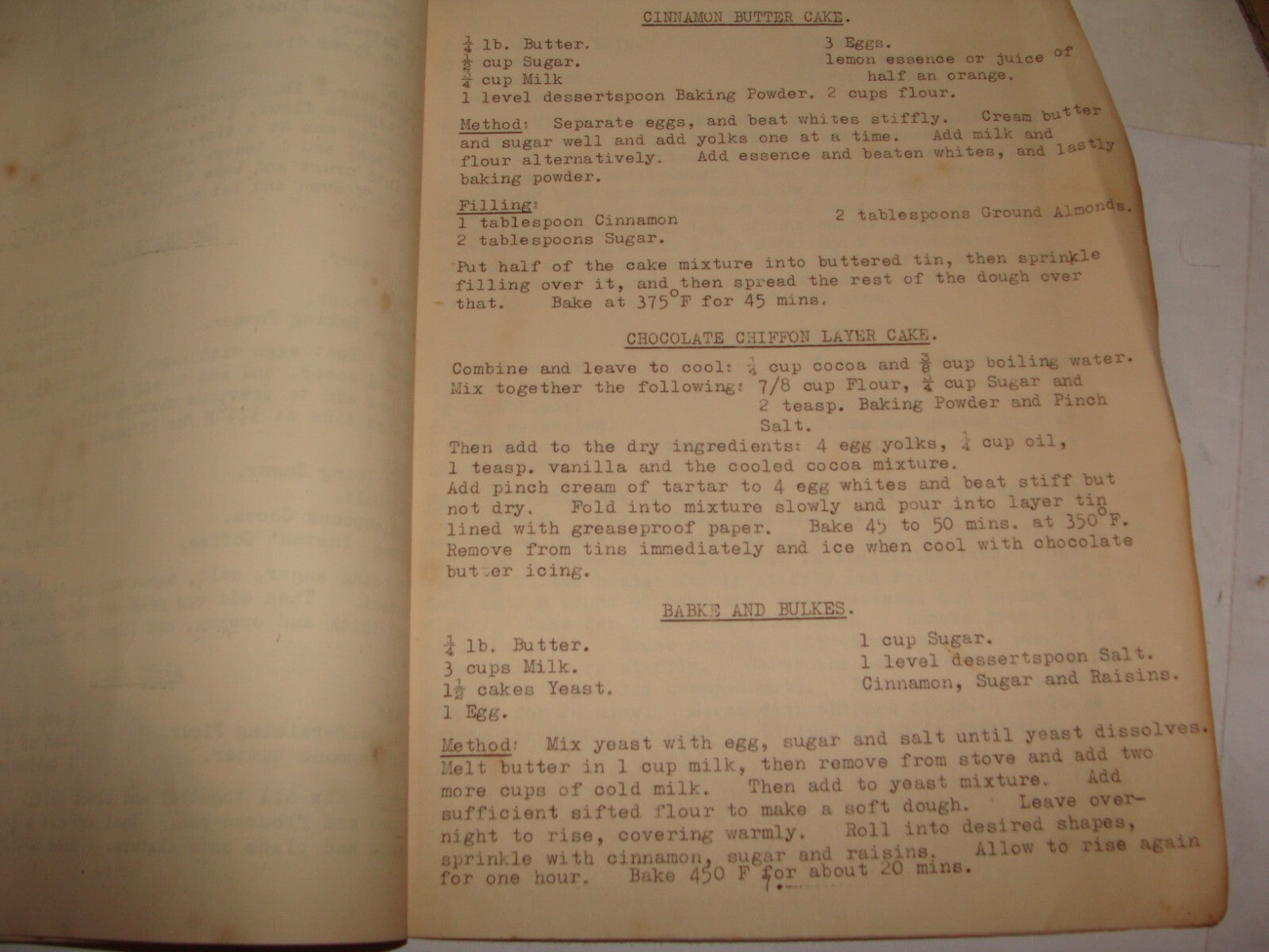 Book Jewish Judaica RARE South Africa CLARA PATLEY NURSEY SCHOOL Recipe