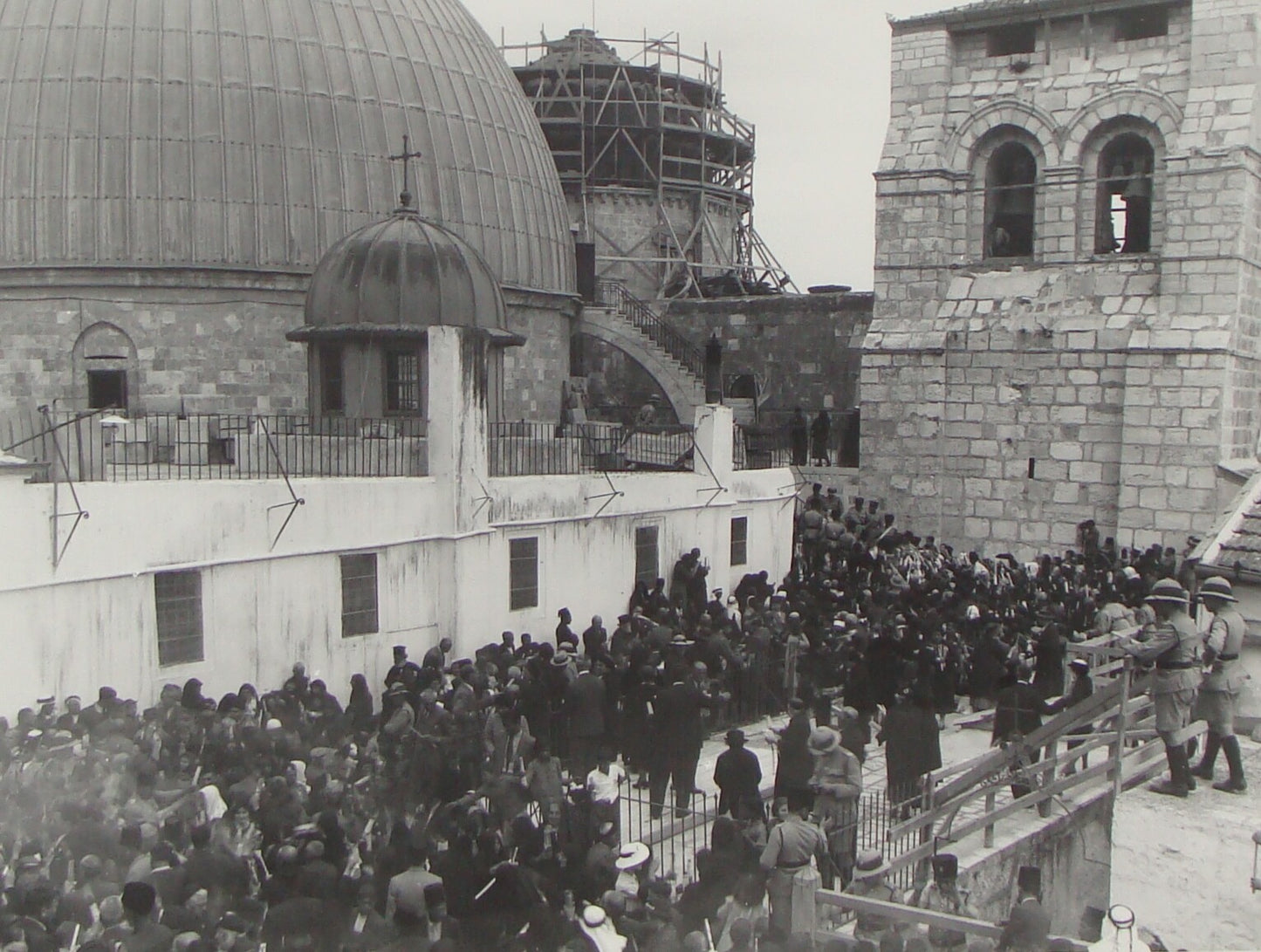 Photo Print, Palestine Israel Jerusalem 1930s Holy Fire Christian Greek Covenant
