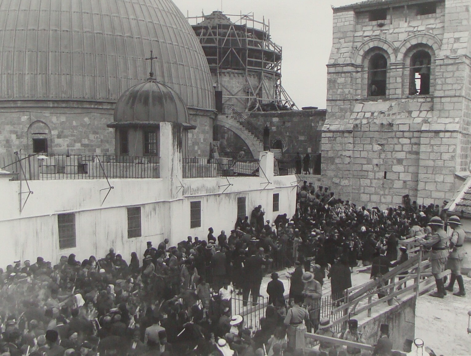 Photo Print, Palestine Israel Jerusalem 1930s Holy Fire Christian Greek Covenant