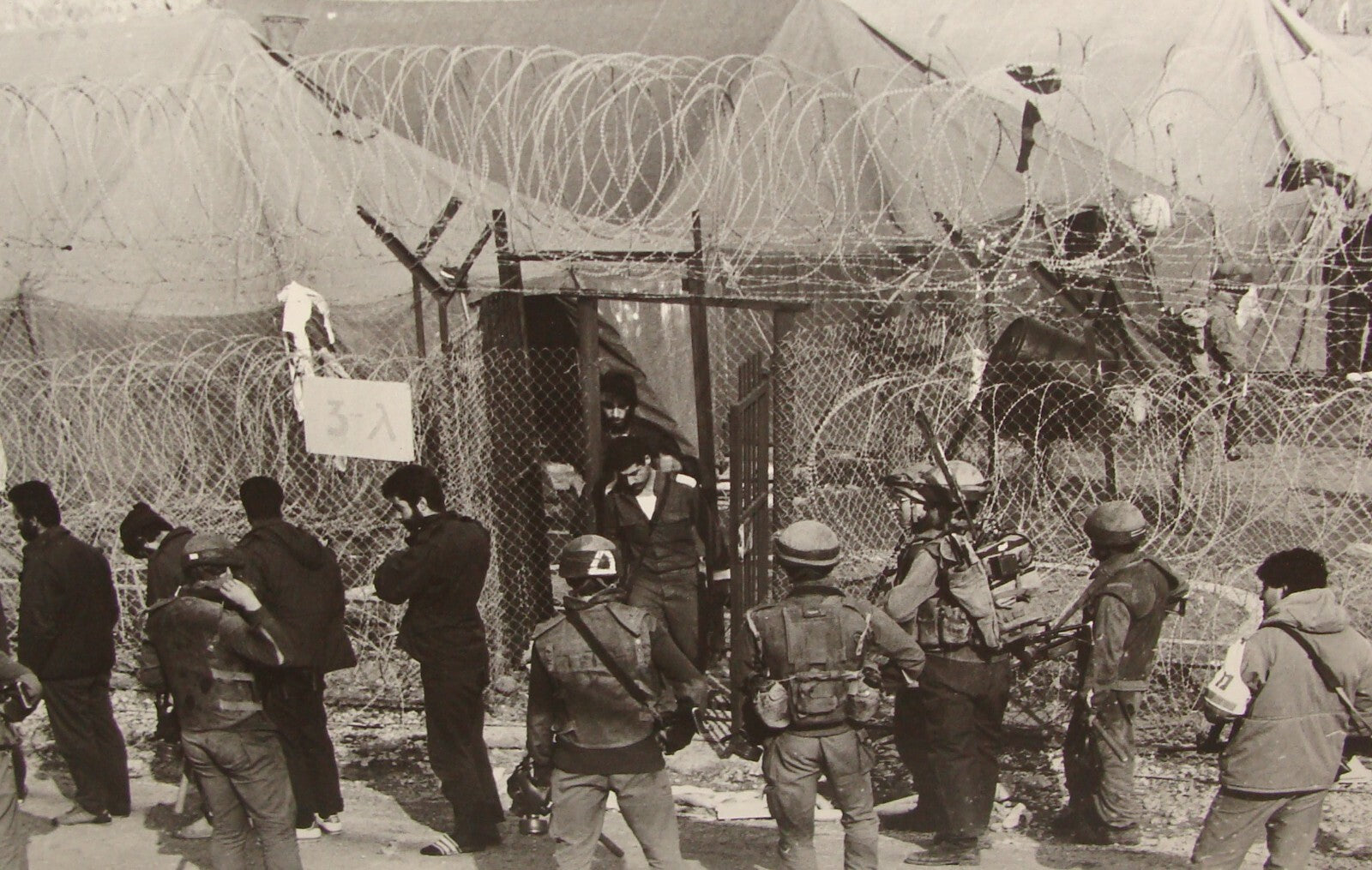 Israel Army Press Photo Israeli Military Leaving Lebanon Prisoners 1985 Jewish