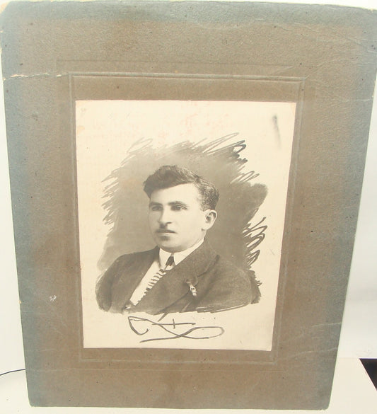 Photo Jewish Judaica 1920s Russia Russian Soviet Jews Written At The Back