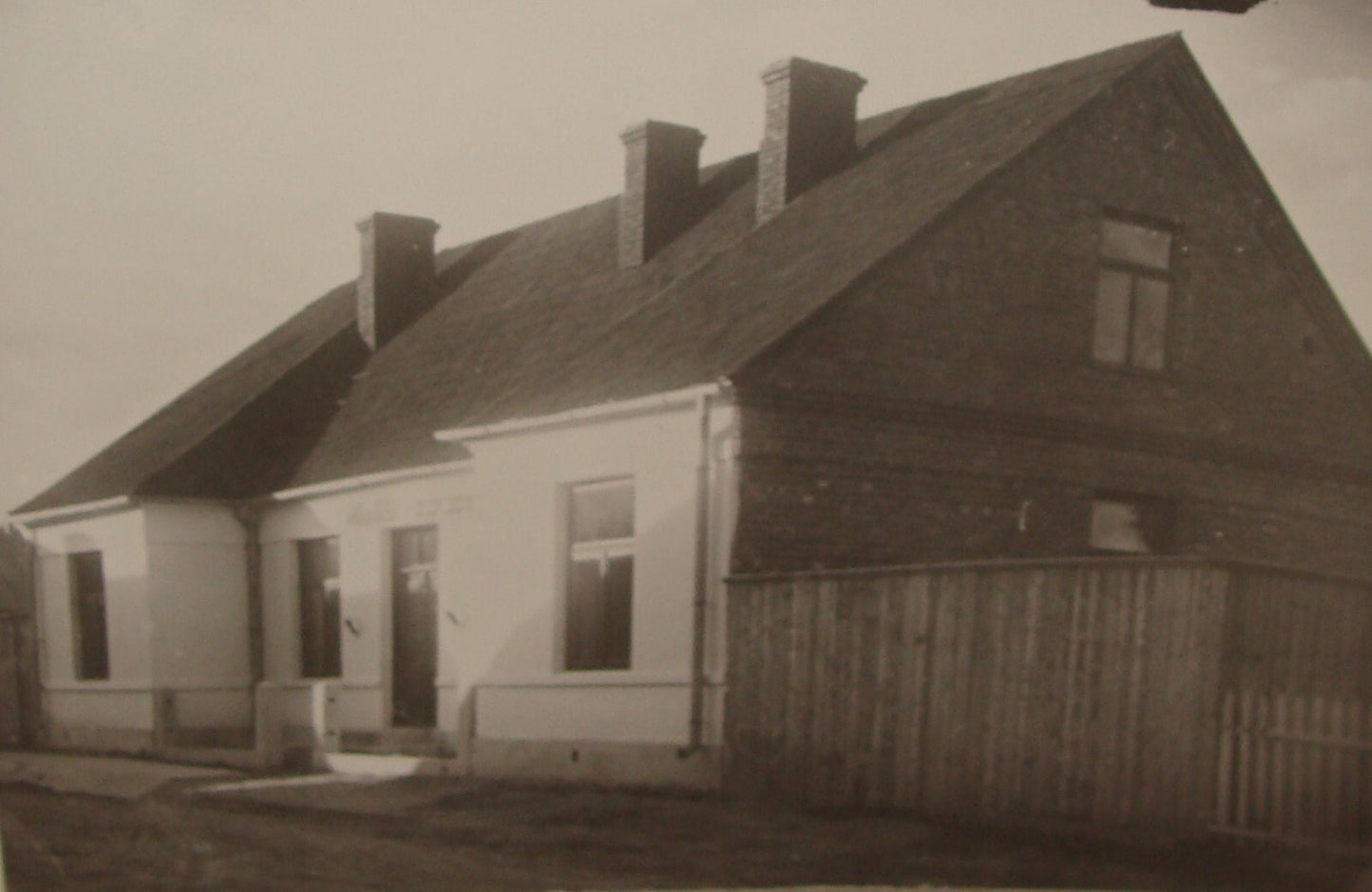 Photo Print, 1938 Jewish Judaica Lithuania Birzai Jews Elders Age Home Hebrew