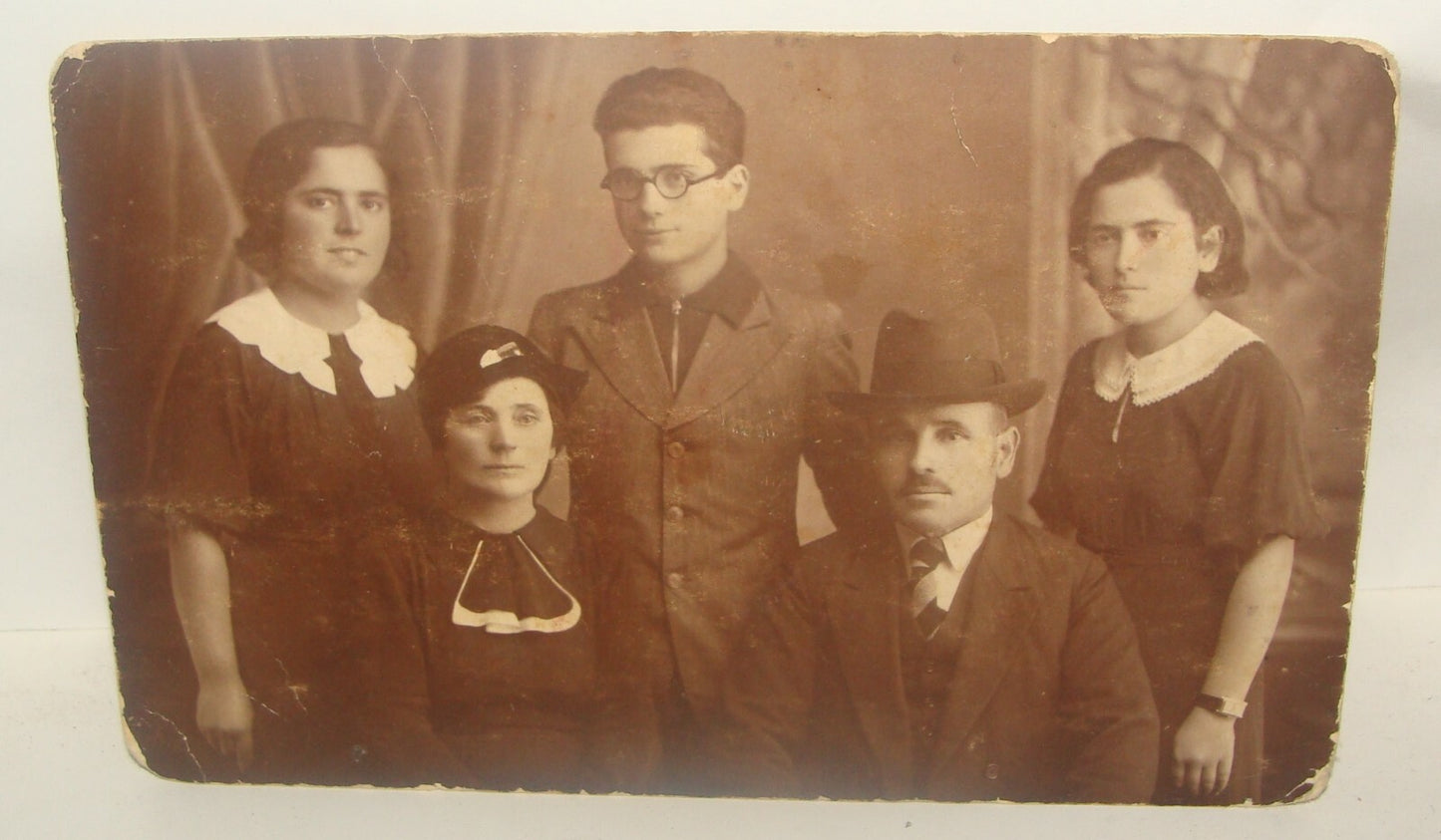 Photo Jewish Judaica Hungary Debrecen Jews Family Hungarian 1930s