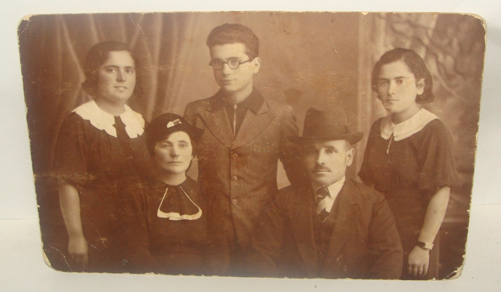 Photo Jewish Judaica Hungary Debrecen Jews Family Hungarian 1930s
