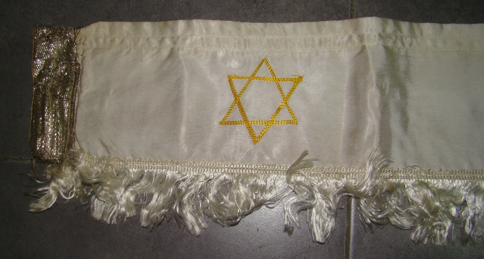 Germany Jewish Judaica Vintage Rabbi Passover Seder Pesach Embroidery Cloth   ?