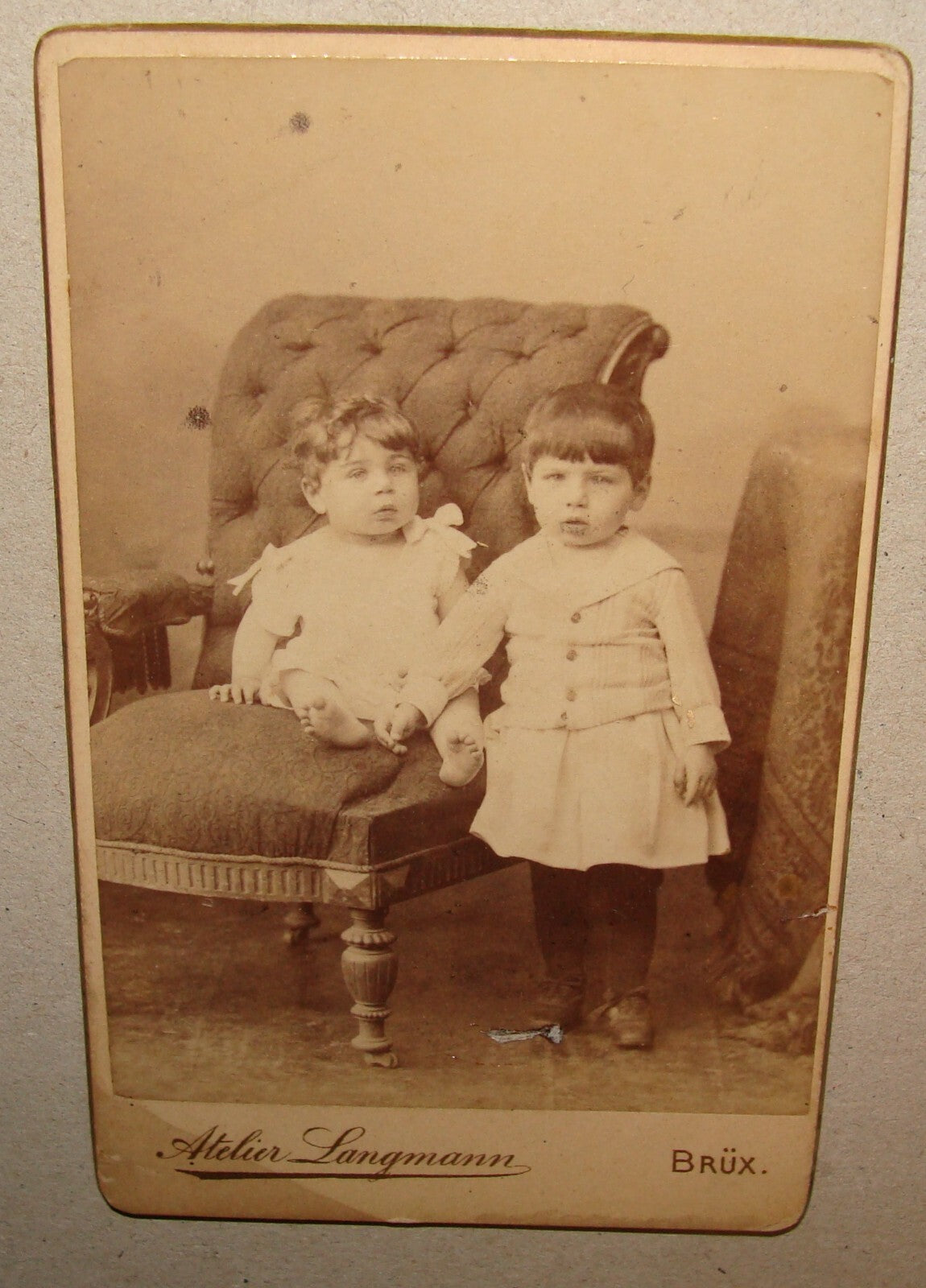 Germany Photo Jewish Judaica Antique Czech   Austria CDV Cabinet LANGMANN x3