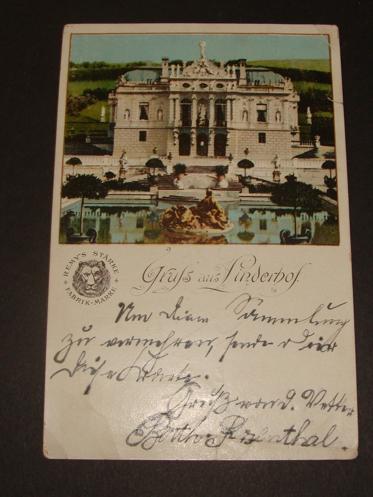 Germany 1898 German Gruss Aus Linderhof Postcard
