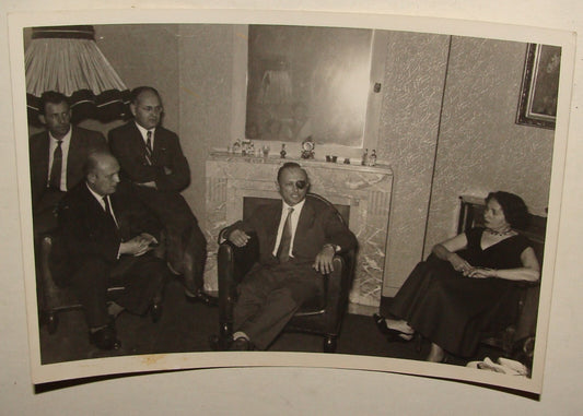 Israel Army Jewish Judaica 1950s MOSHE DAYAN Photo Israeli Military