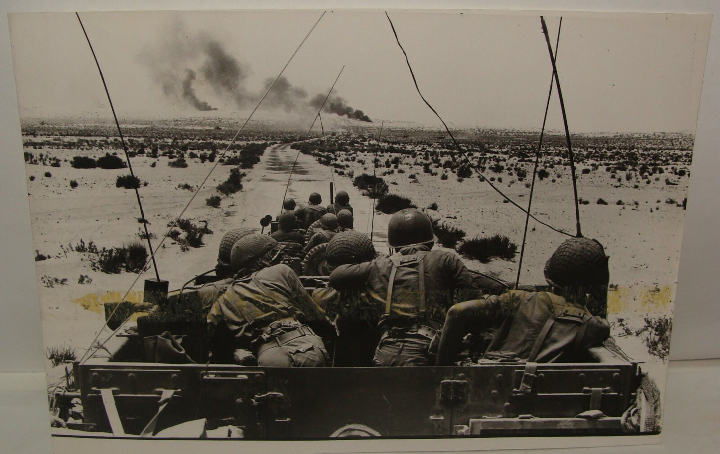 Israel Army 1967 Israeli Press Photo Six Day War IDF Military Egypt Sinai