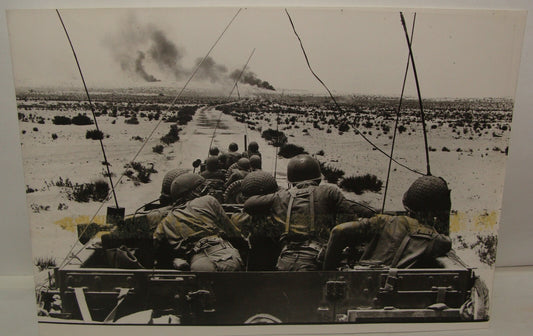 Israel Army 1967 Israeli Press Photo Six Day War IDF Military Egypt Sinai