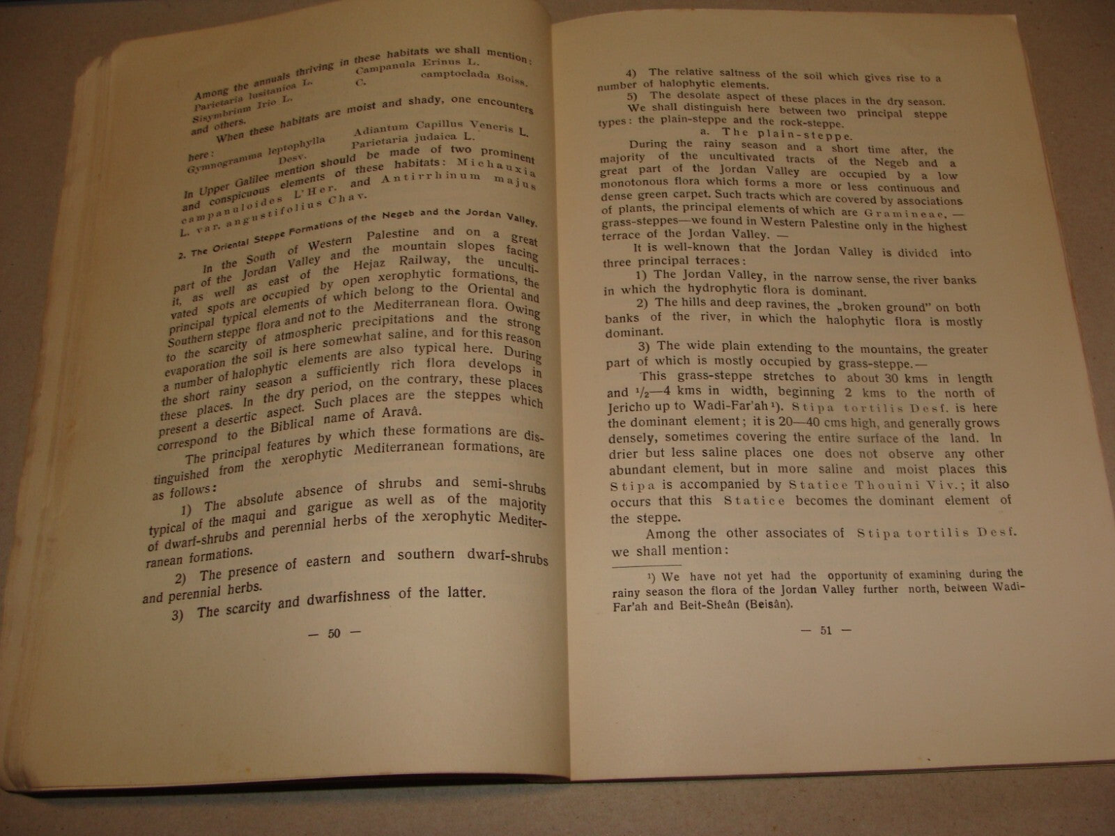 Book Jewish 1927 VEGETATION OF PALESTINE Israel EIG Agriculture Zionist Medical