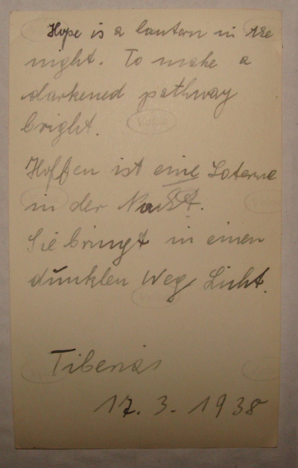 Photo Palestine Jewish Judaica 1938 Israel Police Officer Tiberius Tiberias