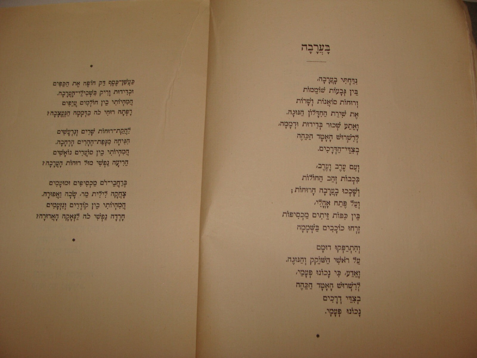 Book Jewish Judaica 1927 Palestine Israel Hebrew Poerty Poems Songs TEMKIN טמקין