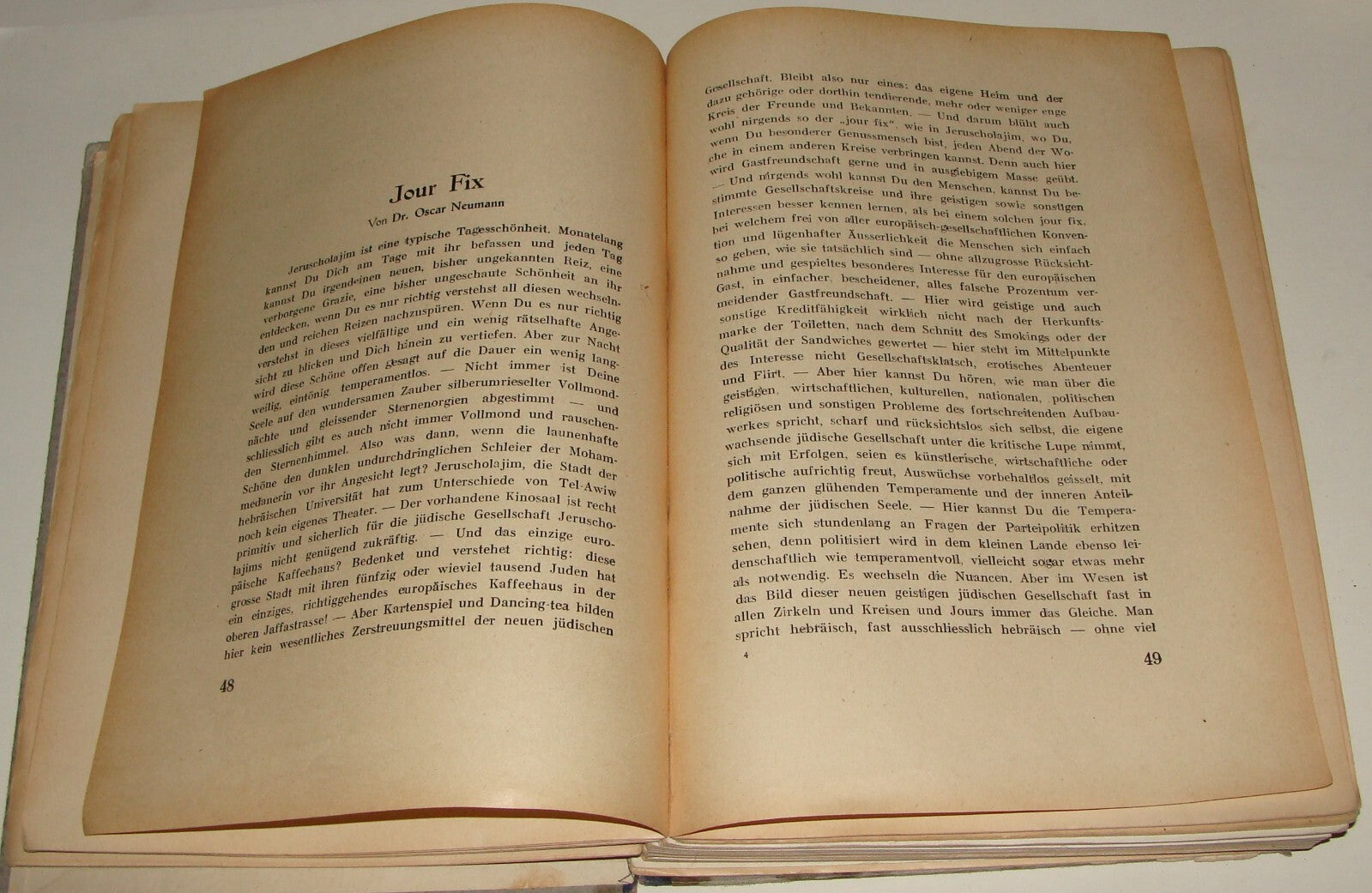 Book Jewish RARE Judaica 1933 Bratislava Year German Max Brod Stefan Zweig Text