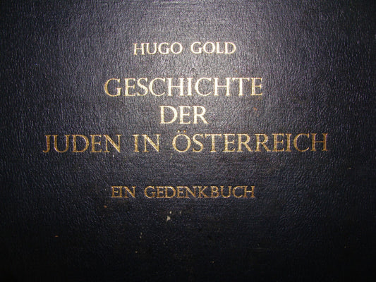 Book Jewish Judaica Austria Jews History 1971 In German Photos