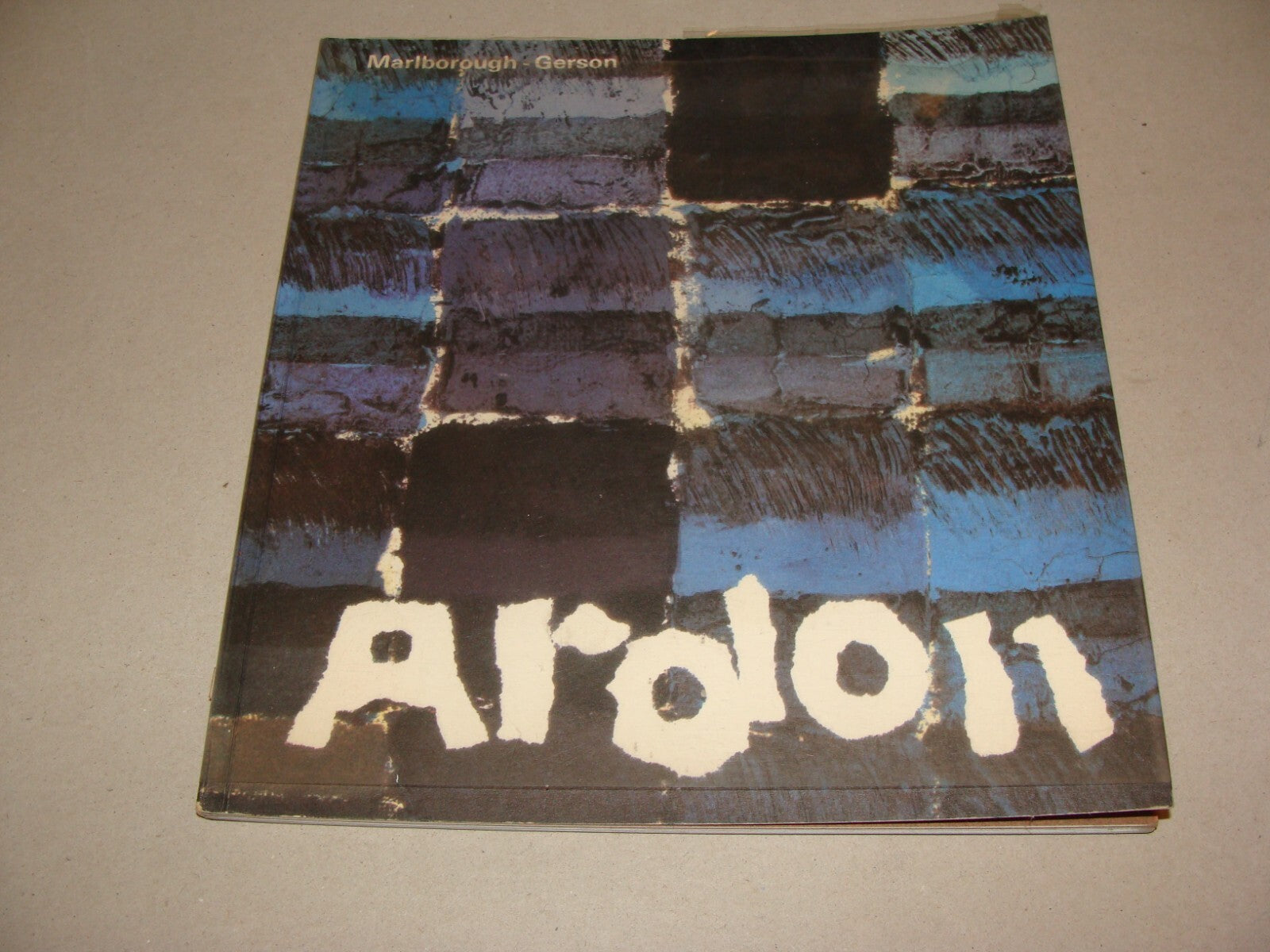 Book Israel MORDECHAI ARDON SIGNED SIGNATURE AUTOGRAPH CATALOG ART 1967 ISRAELI