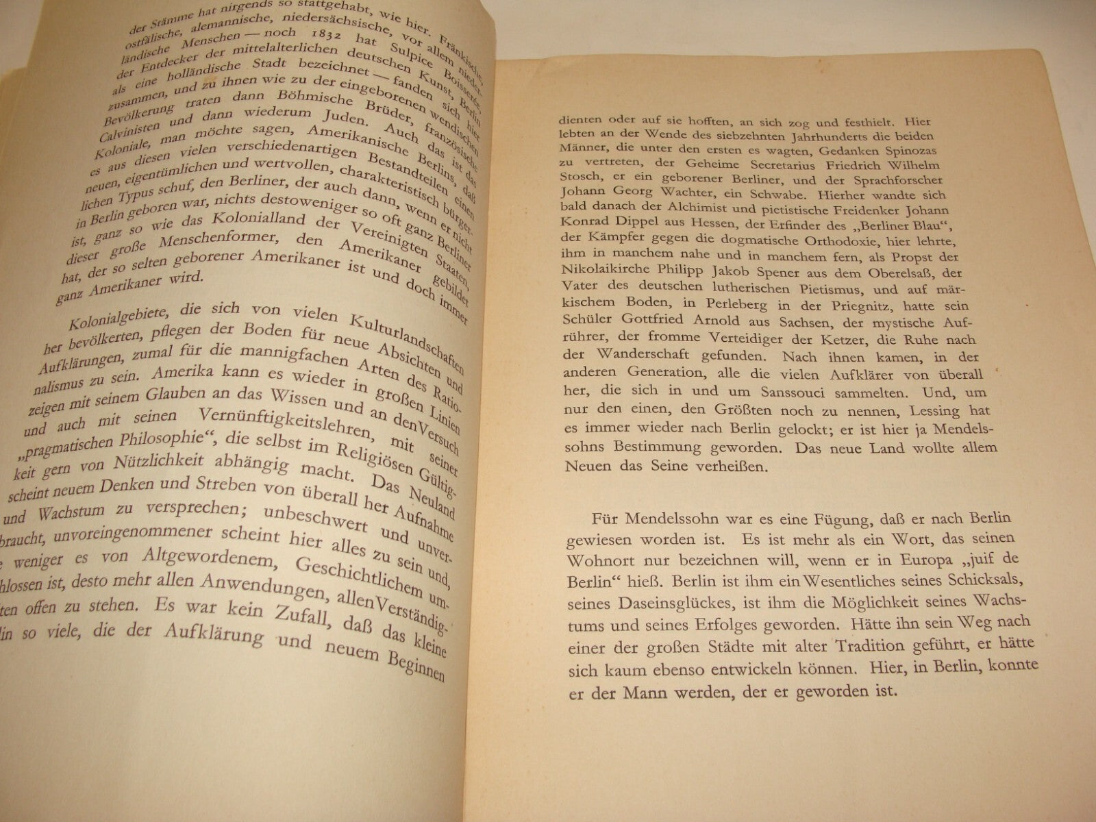 Germany 1929 Jewish Judaica German   Moses Mendelssohn Memorial Rabbi Leo Baeck