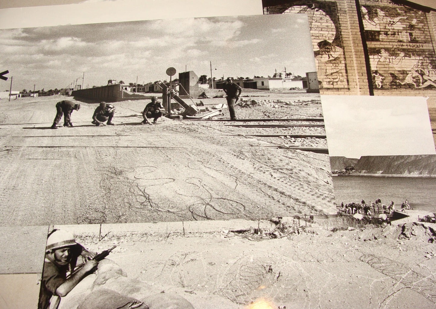 Israel Army RARE 1973 Israeli Military Yom Kippur War Suez Canal Egypt Photo x11