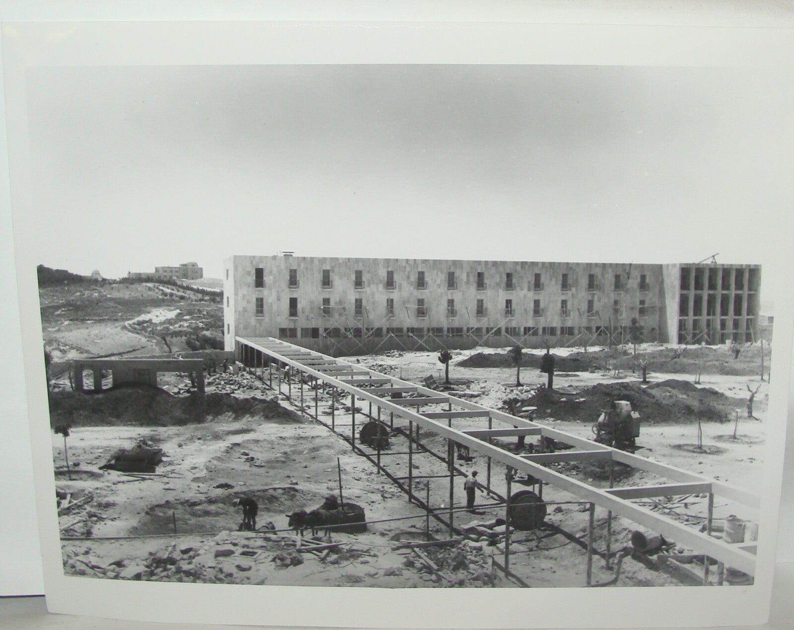 Photo Print Palestine Ad , 1938 Israel Jerusalem Hadassah Hebrew University