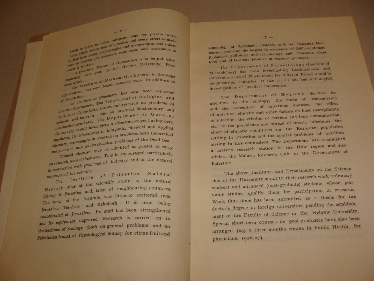 $ Book Jewish 1929 Palestine Israel Jerusalem Hebrew University Year English