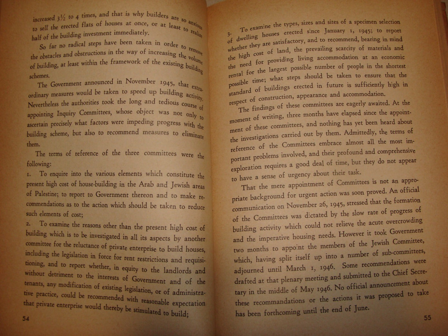 Book Jewish 1946 HOUSING AND MORTGAGE CREDIT IN PALESTINE Israel Legal Finance