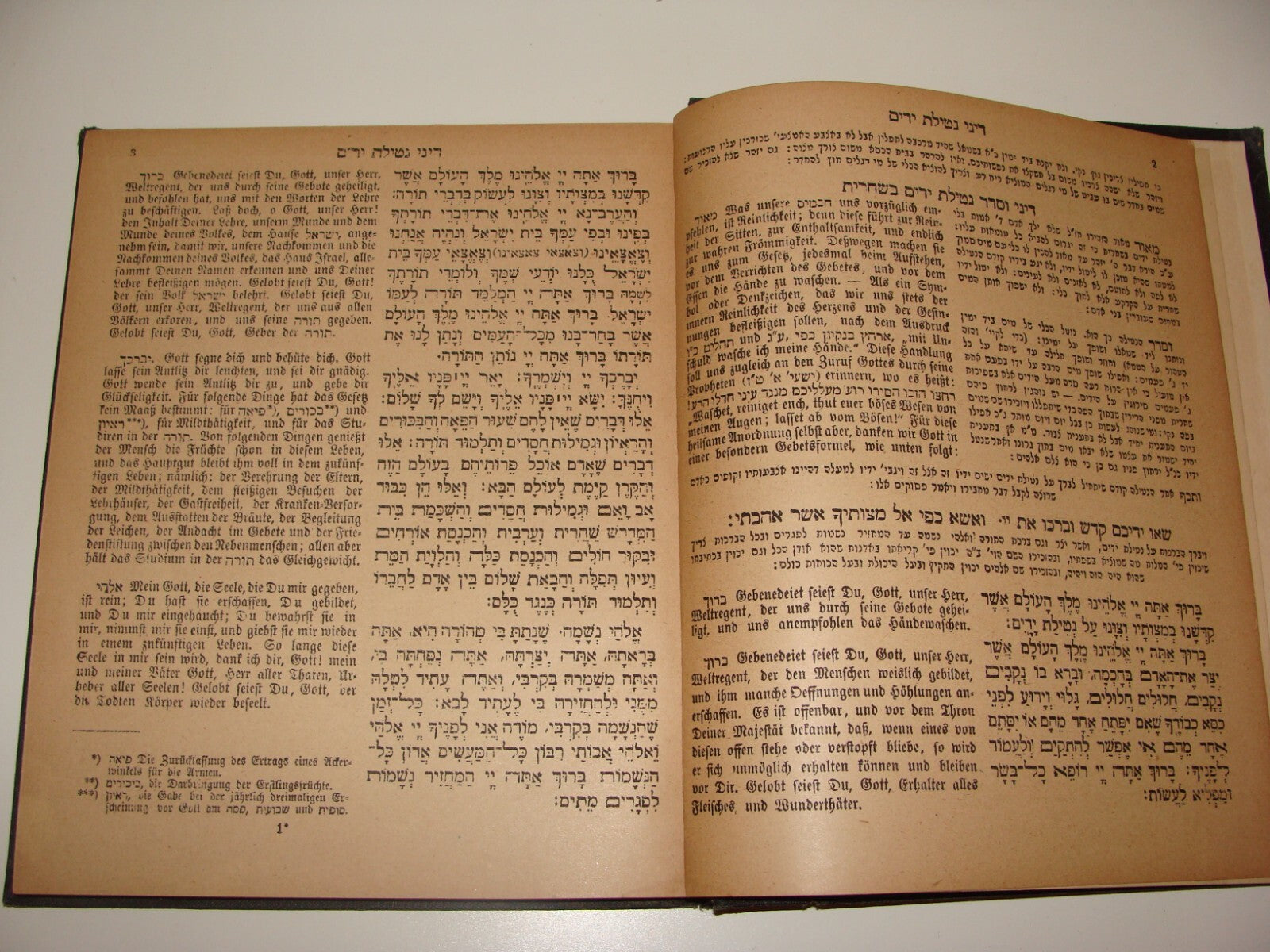 Germany Book Jewish Judaica Frankfurt 1919 Prayer German Hebrew קהלת שלמה