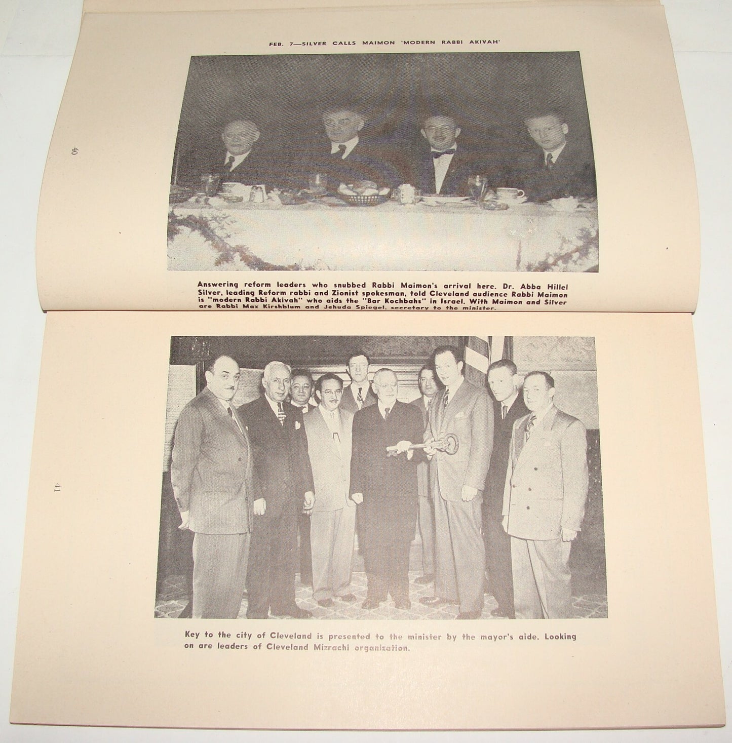 Book Jewish Judaica 1952 Rabbi Religious Zionist Movement Mizrachi Year America