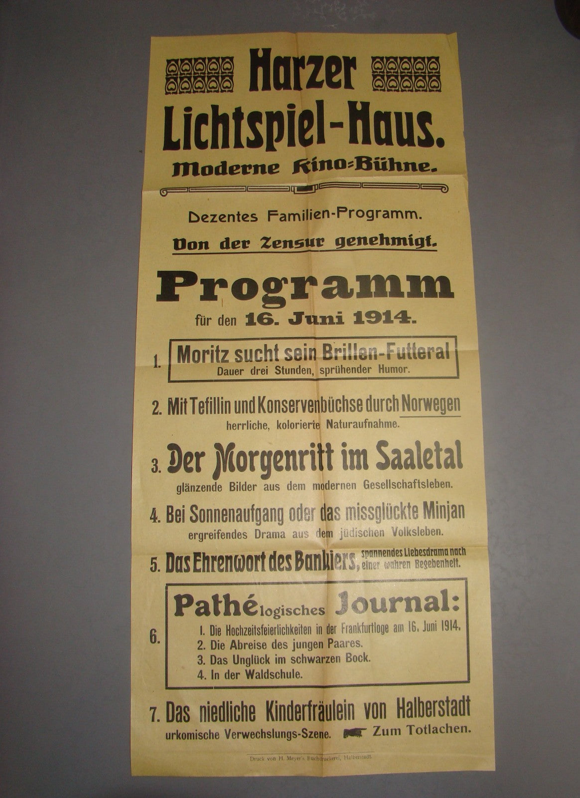 Germany Letter Jewish Judaica Antique 1914 Halberstadt Jews Judische Culture WW1