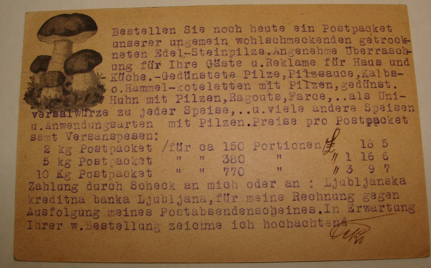 Card Palestine 1937 Yugoslavia Stamp Postcard Slovenia Ljubljana To Hotel