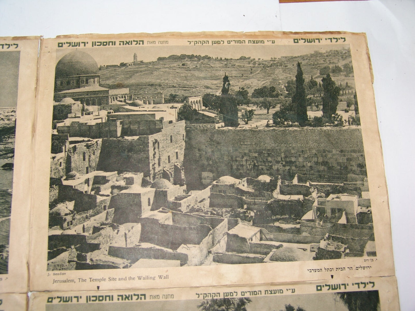 Photo Palestine Ad Jewish israel israeli Jerusalem Hadera Tel Aviv JNF KKL
