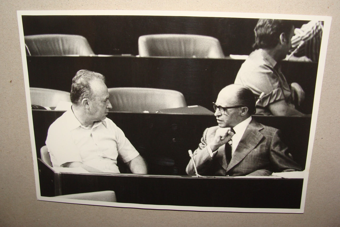 Pol Photo Jewish Israel Israeli Prime Minister Yitzhak Rabin Menachem Begin 1975