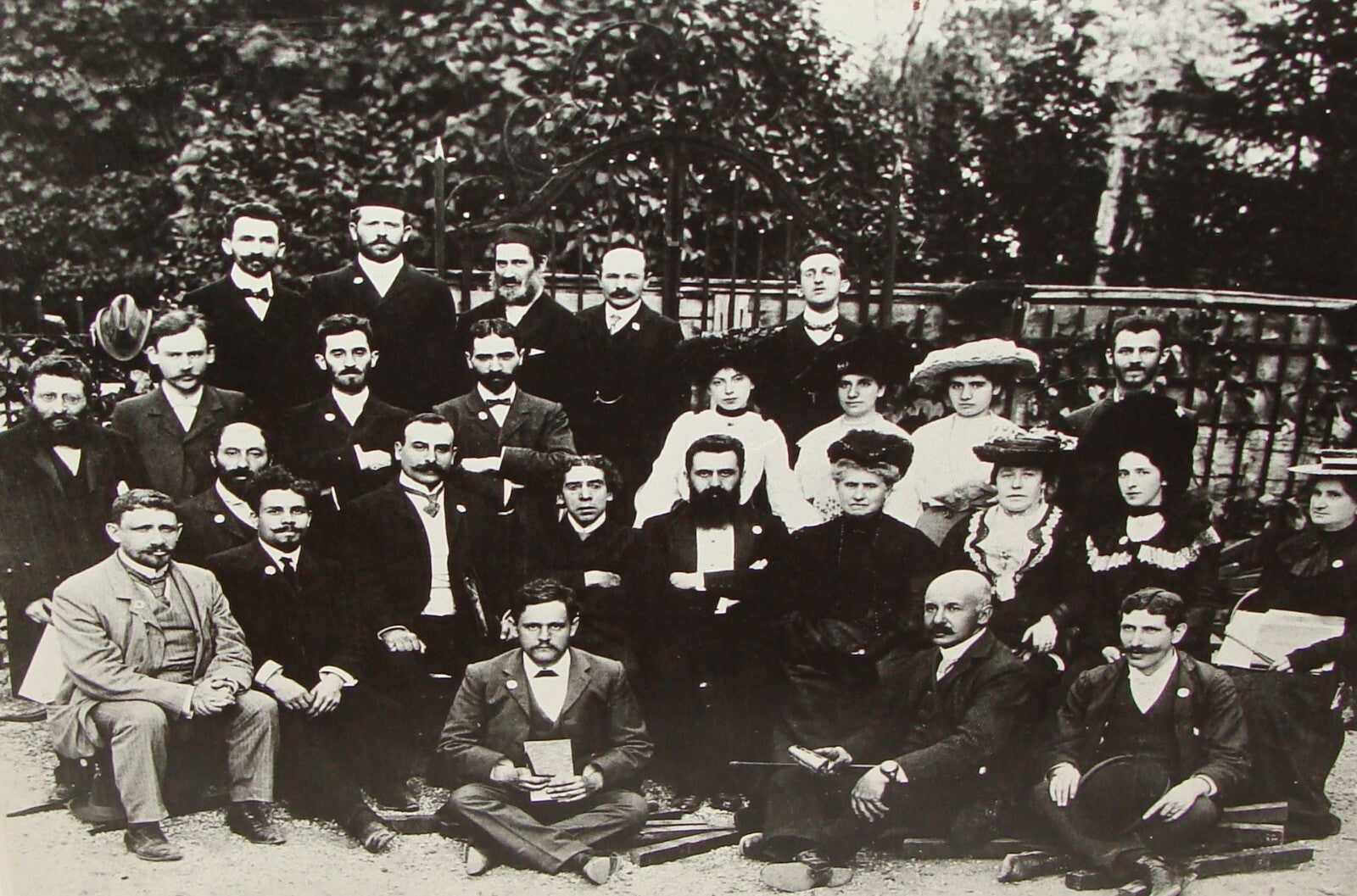 Photo Print, 1903 HERZL 6th Zionist Congress British Delegation Jewish Judaica