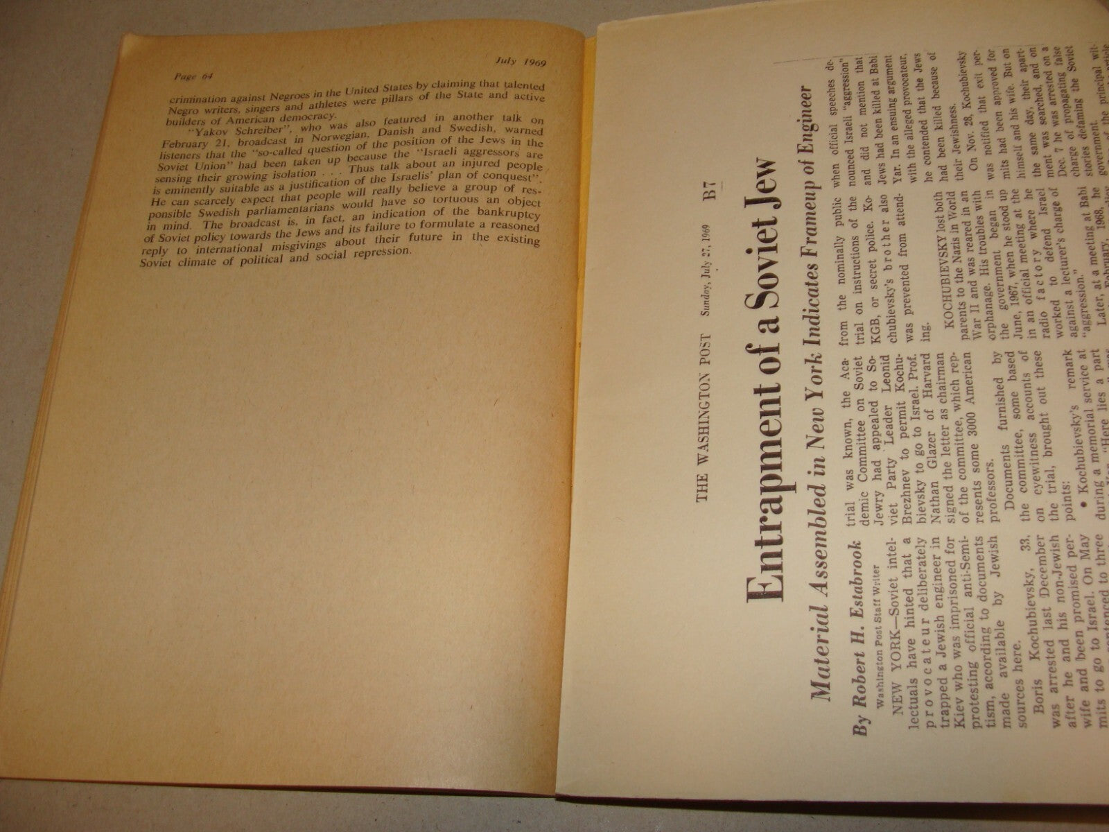 Booklet Jewish Judaica 1969 London Soviet Jews Russia Anti Zionism Antisemitism