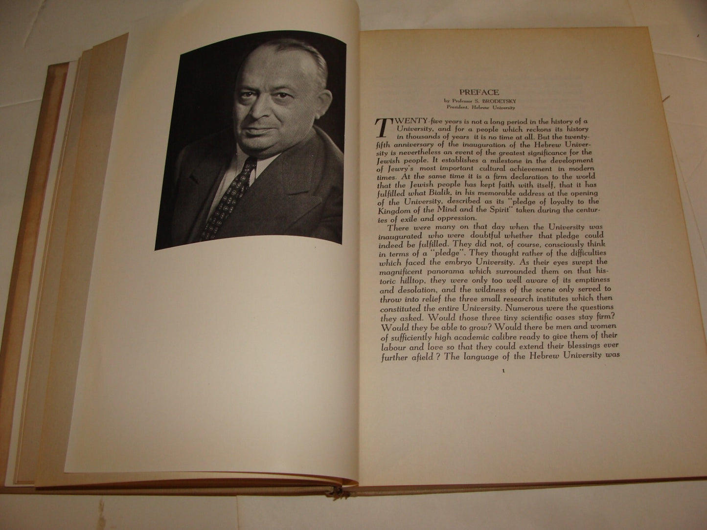 Book Jewish Judaica Hebrew University Of Jerusalem 1925-1950 Semi Jubilee Photos
