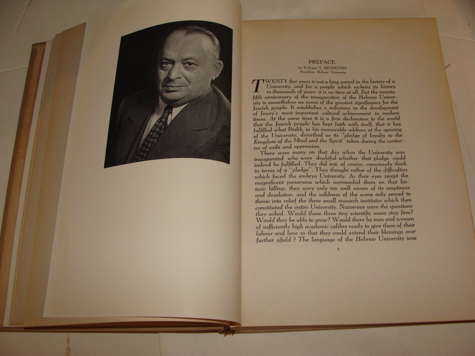 Book Jewish Judaica Hebrew University Of Jerusalem 1925-1950 Semi Jubilee Photos