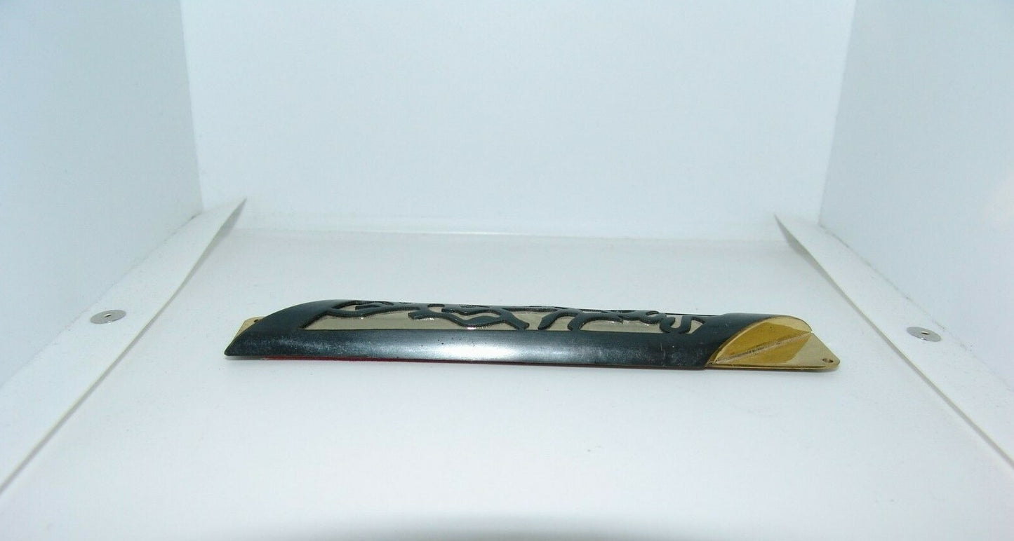 Ad Jewish Judaica modern israeli Mezuzah case Shema Israel מוטי מרדו hand made