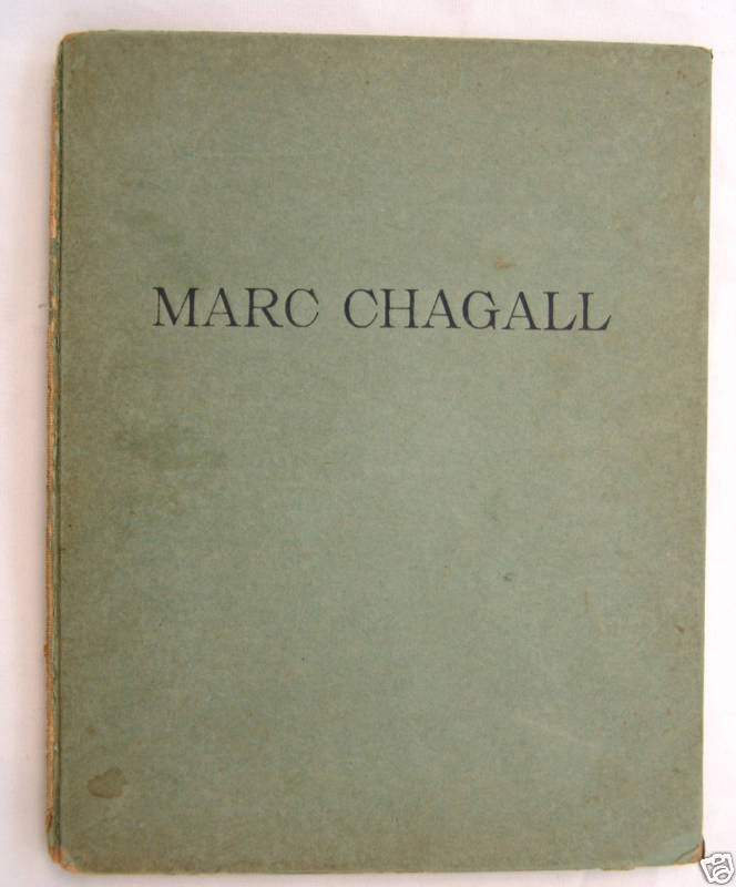 German Art book Die Kunst Mark Chagalls" 1921