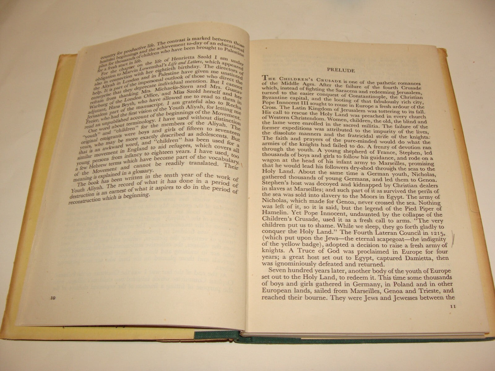 Book Jewish Judaica 1946 UK England London Youth Comes Home Zionist Aliyah