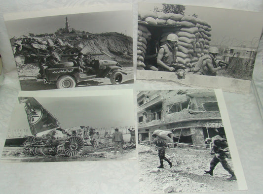 AFP Original Press Photo 1986-7 Lebanon War Soldiers Palestine PLO Refugee Camps