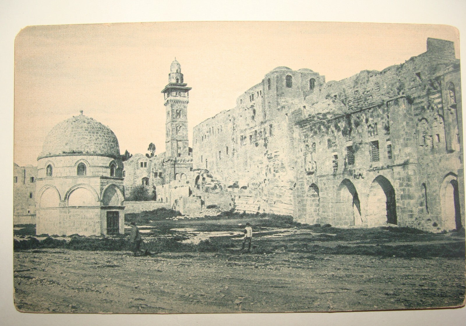 Photo Palestine Card Israel Jerusalem Tower of Antonia Temple Mount Postcard