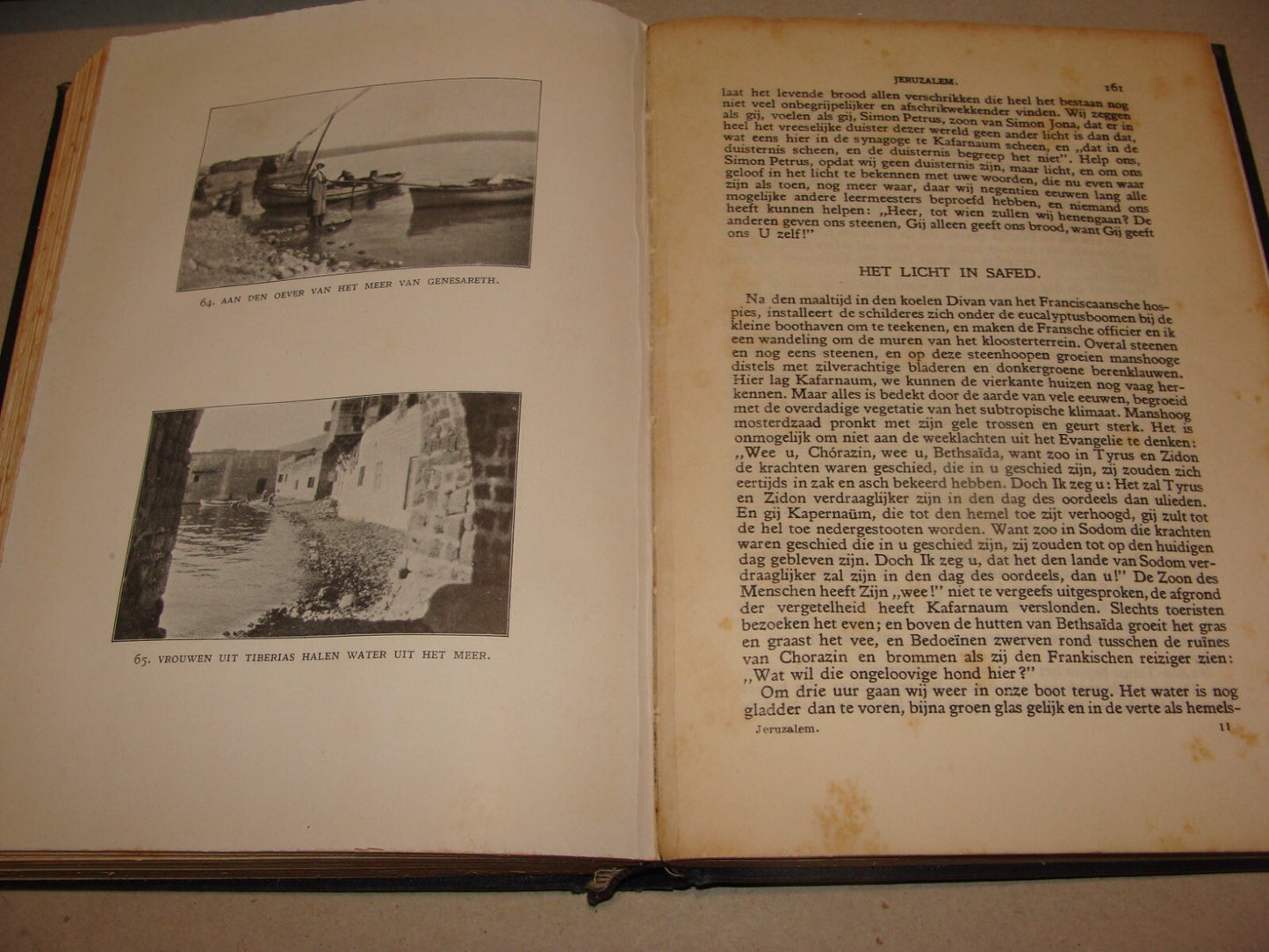 Book Palestine RARE 1925 JERUSALEM Dutch Israel Travel Johannes Jorgensen