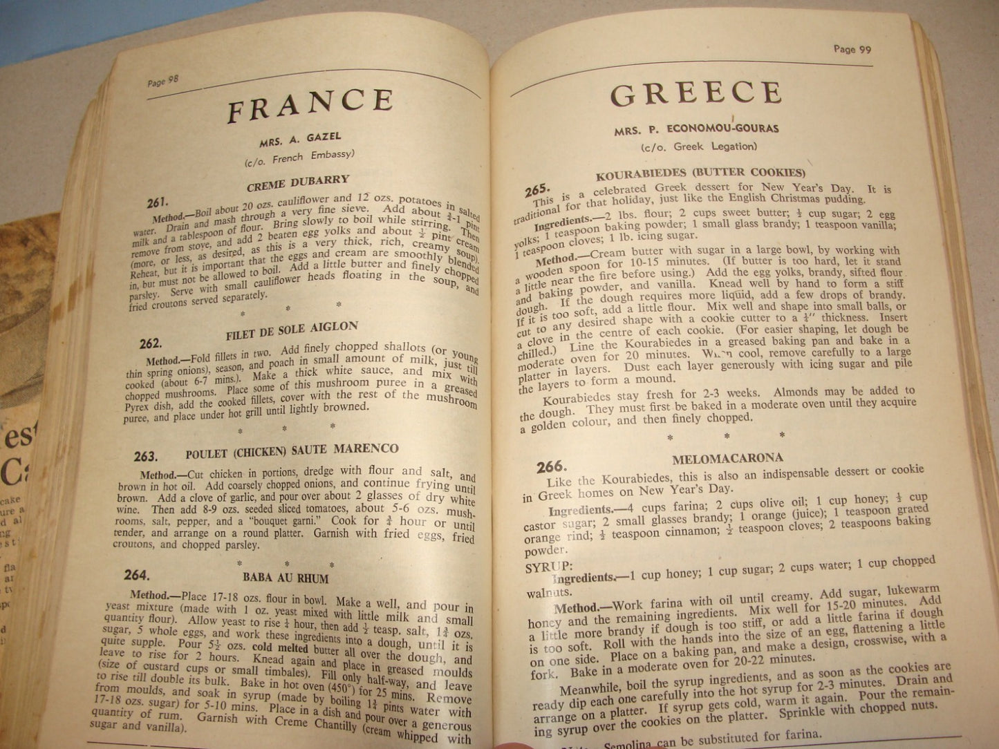 Book Jewish Judaica 1950s Recipe Johannesburg South Africa Women Zionist League