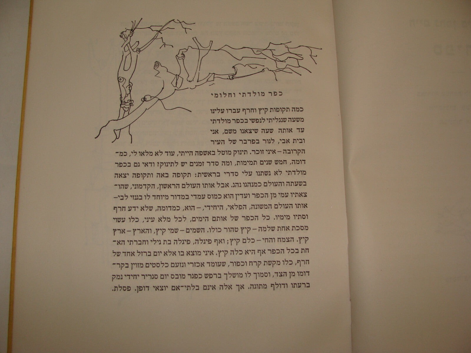 Book Jewish Judaica BIALIK Author Israel Israeli Hebrew Art Literature 1955
