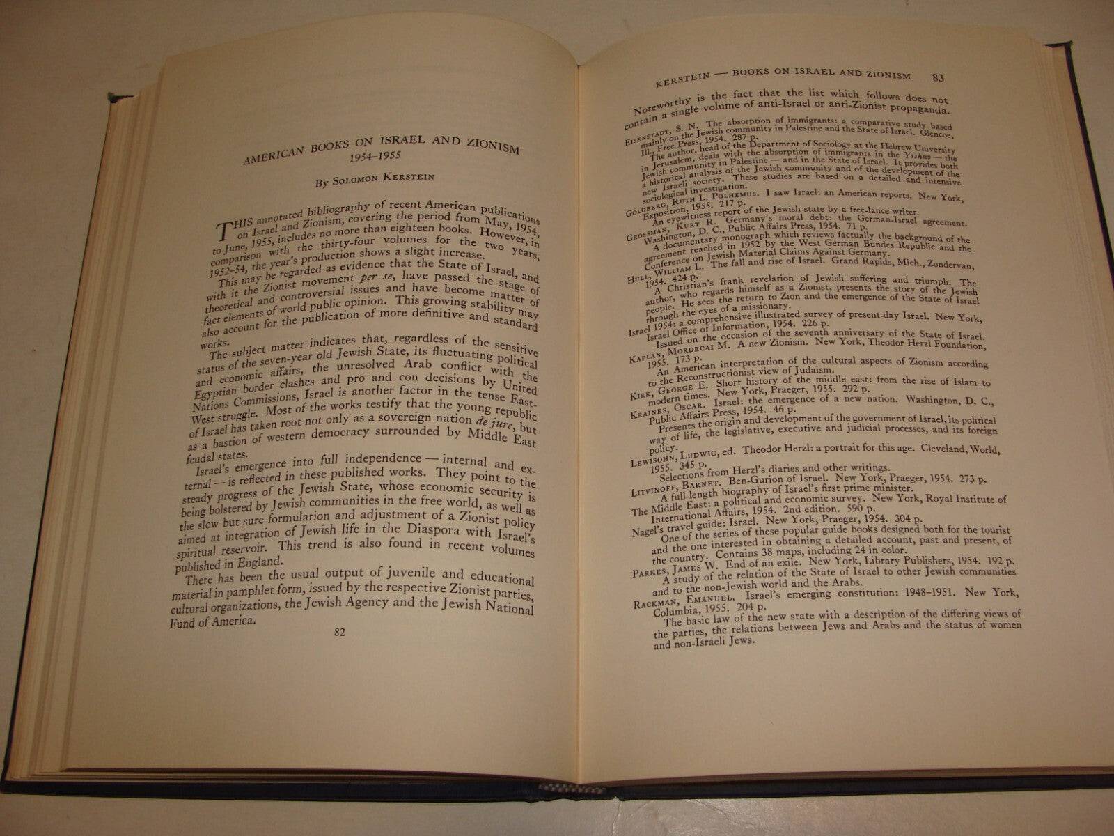 $ Book Jewish American Judaica 1955 ANNUAL United States English Yiddish