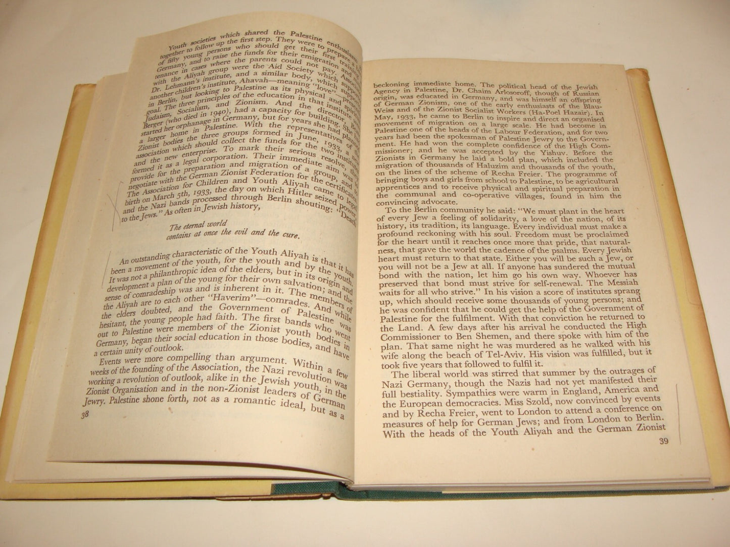 Book Jewish Judaica 1946 UK England London Youth Comes Home Zionist Aliyah