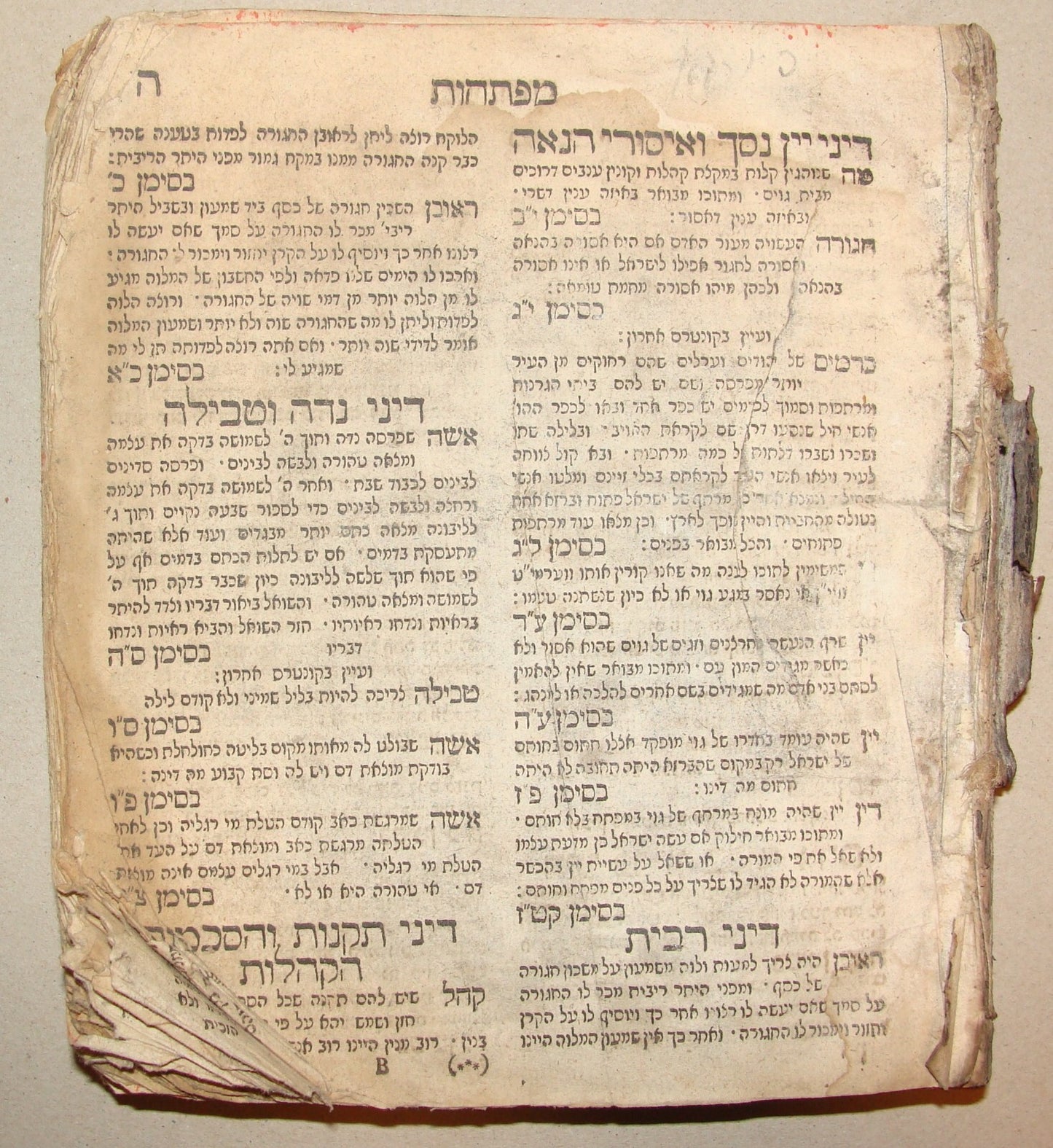 Germany Book Jewish Judaica Antique 1766   Furth Tzemach Zedek שו"ת צמח צדק